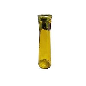 Bright  Yellow 9” Round Tall Flower‎ Vase